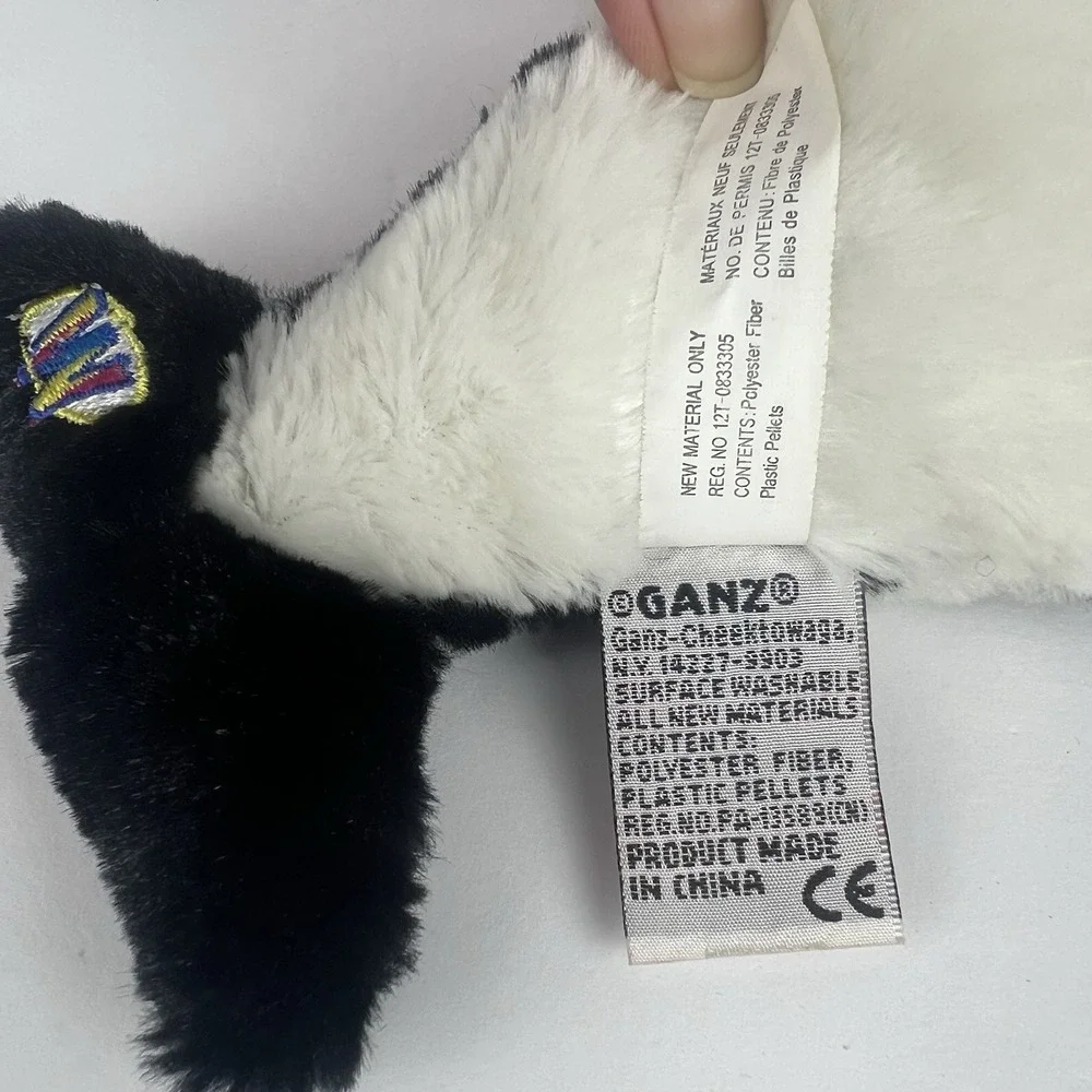 Ganz Webkinz Orca Killer Whale HM221 Plush Stuffed‎ Animal Toy Lovey 10